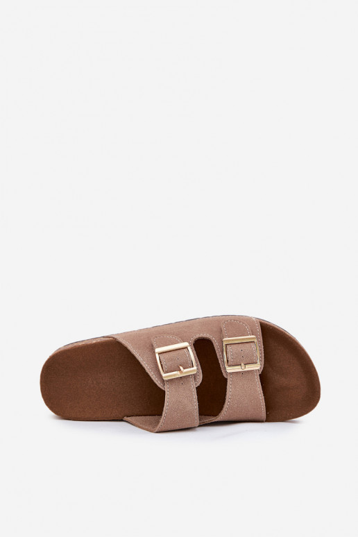 sieviešu čības Ze Zelta krāsasmi ar sprādzēmmi I Przeszyciami Haki krāsas Lunera sieviešu čības Ze Zelta krāsasmi ar sprādzēmmi I Przeszyciami Haki krāsas Lunera