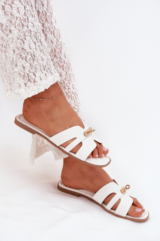 zempapēžu sieviešu čības Z em I Zelta krāsasm Detalem baltas krāsas Kerenza zempapēžu sieviešu čības Z em I Zelta krāsasm Detalem baltas krāsas Kerenza