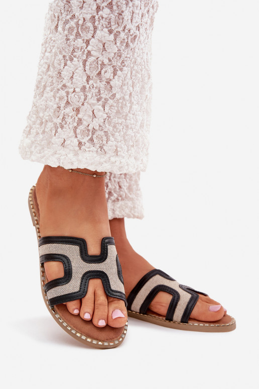 sieviešu čības ar platiem papēžiem Melns Vereya sieviešu čības ar platiem papēžiem Melns Vereya