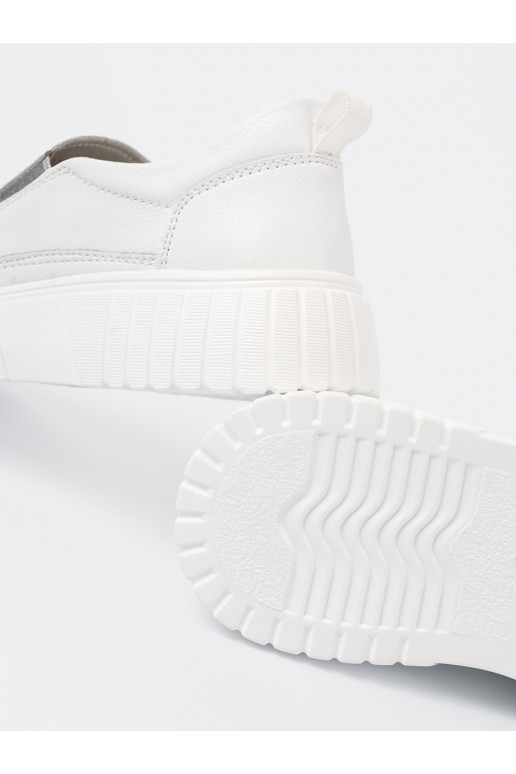 baltas krāsas  Sieviešu zābaki ar platformu