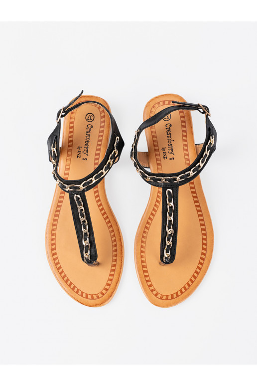sandales z ozdobnym łańcuszkiem  sandales z ozdobnym łańcuszkiem