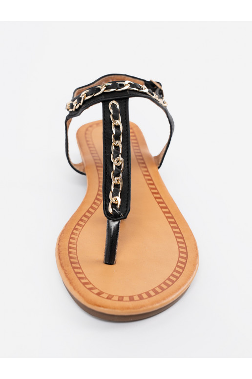 sandales z ozdobnym łańcuszkiem  sandales z ozdobnym łańcuszkiem