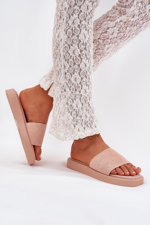 sieviešu čības ar platformu Z u rozā krāsa Jorina sieviešu čības ar platformu Z u rozā krāsa Jorina