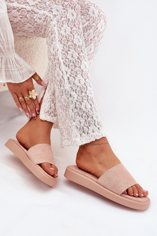 sieviešu čības ar platformu Z u rozā krāsa Jorina sieviešu čības ar platformu Z u rozā krāsa Jorina