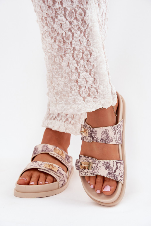 sieviešu čības ar platformu smilšu krāsas Sorina  sieviešu čības ar platformu smilšu krāsas Sorina