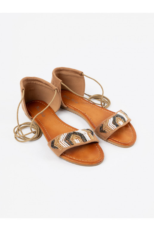 brūnas krāsas  z kolorowymi koralikami brūnas krāsas  z kolorowymi koralikami