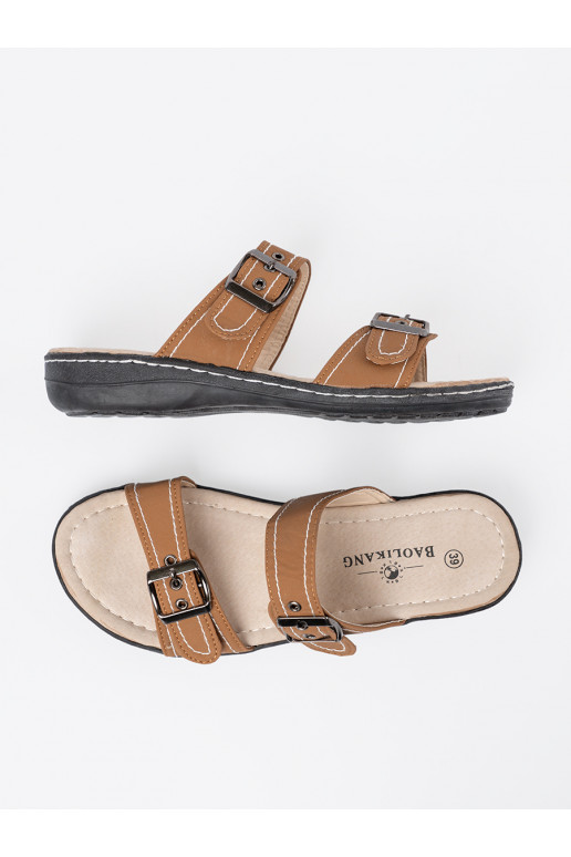 brūnas krāsas čības   ze mi klamrami brūnas krāsas čības   ze mi klamrami