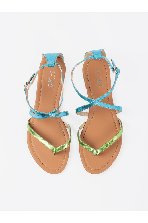 zempapēžu kurpes z zielono mi paseczkami zempapēžu kurpes z zielono mi paseczkami