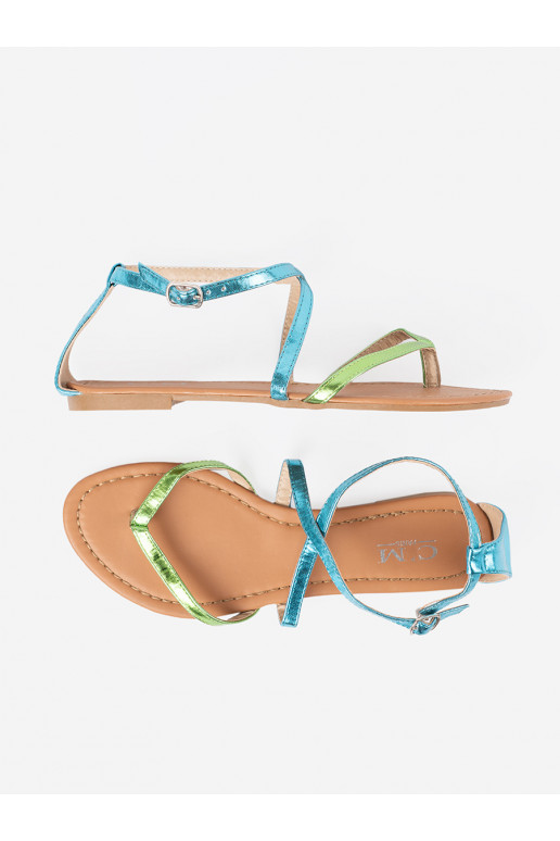 zempapēžu kurpes z zielono mi paseczkami zempapēžu kurpes z zielono mi paseczkami