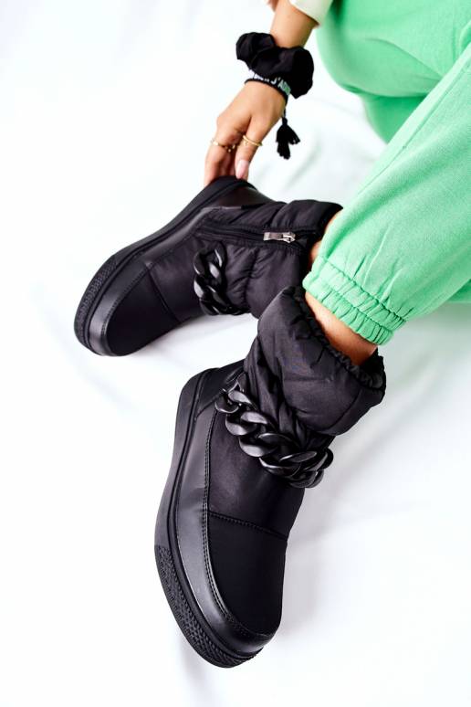 Sniega apavi melnas krāsas Khariche Sniega apavi melnas krāsas Khariche