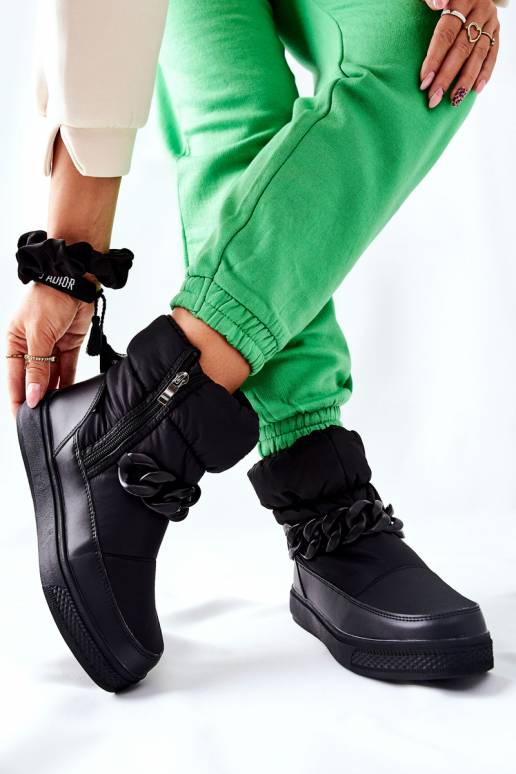 Sniega apavi melnas krāsas Khariche Sniega apavi melnas krāsas Khariche