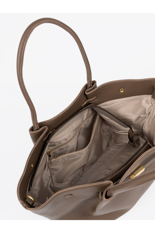 Maks shopper taupe