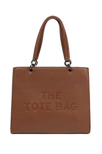 Soma typu tote ciepłym brązie