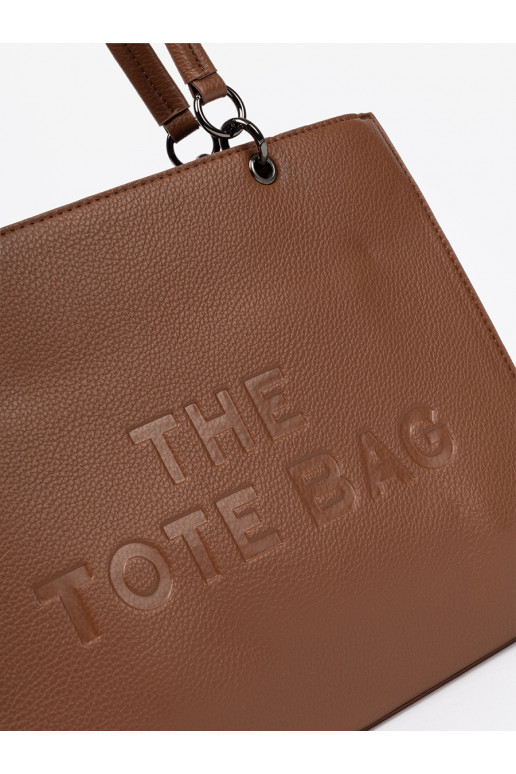 Soma typu tote ciepłym brązie