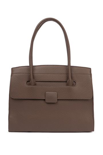 Soma shopperka z fakturowanej eko skóry