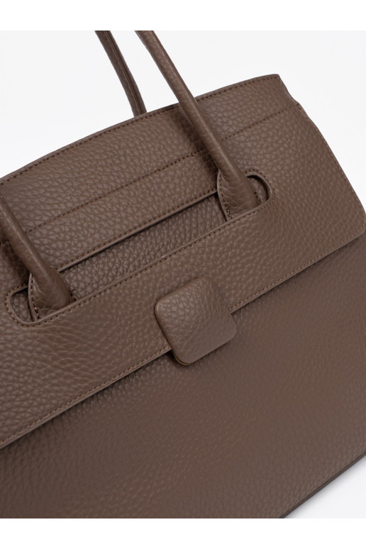 Soma shopperka z fakturowanej eko skóry