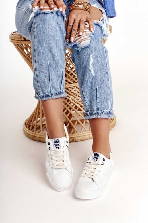 Stilīgi sporta apavi no dabīgas ādas BIG STAR BB274211 