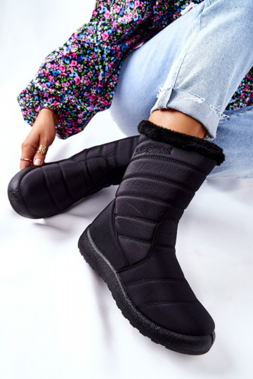 siltināti sniega apavi Melns Luxina