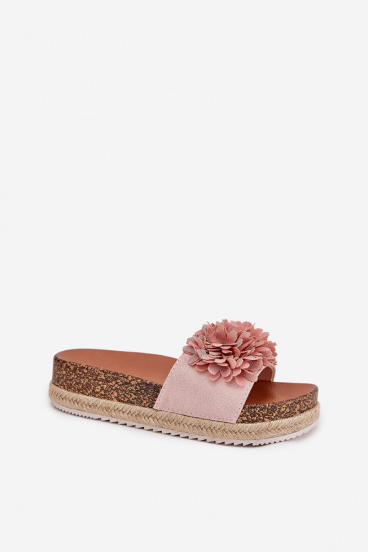 sieviešu čības ar platformu  kami Rozā krāsas Tessara sieviešu čības ar platformu  kami Rozā krāsas Tessara