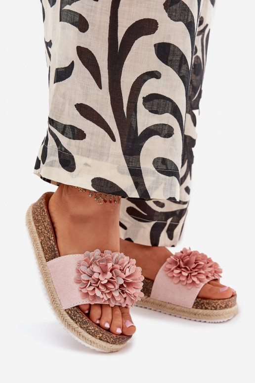 sieviešu čības ar platformu  kami Rozā krāsas Tessara sieviešu čības ar platformu  kami Rozā krāsas Tessara