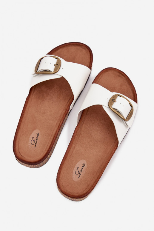 sieviešu čības  ar sprādzēm baltas krāsas Vianara sieviešu čības  ar sprādzēm baltas krāsas Vianara