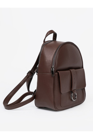 Brūnas krāsas Mugursoma no eko ādas 2