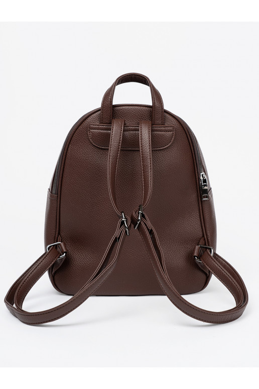 Brūnas krāsas Mugursoma no eko ādas