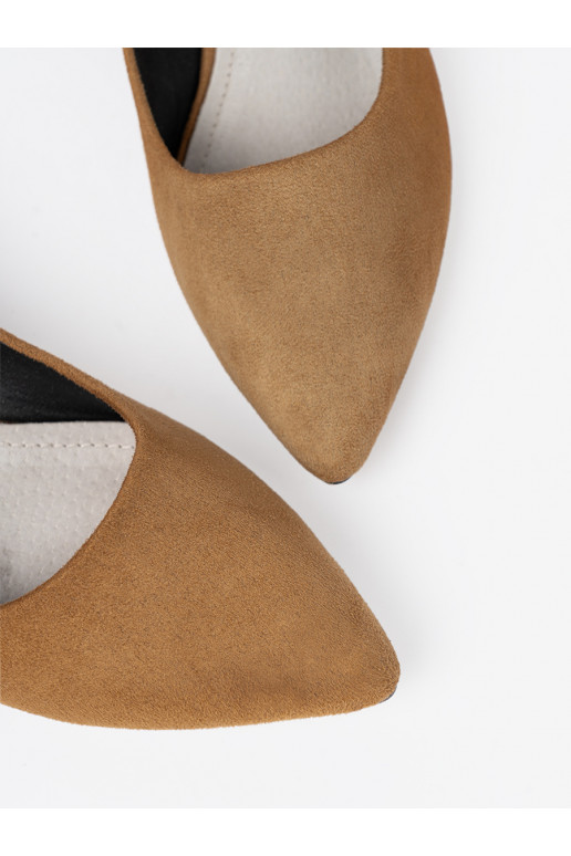 Hn d lodičky s n zk m ozdobn m podpatkem