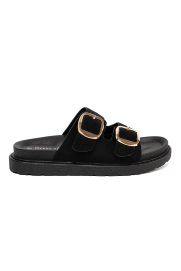 Čības  Melnas krāsas ze mi klamrami