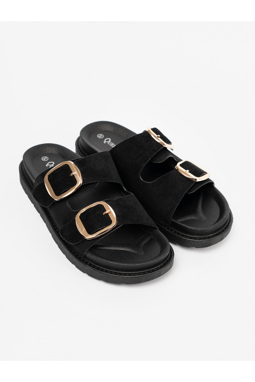 Čības  Melnas krāsas ze mi klamrami