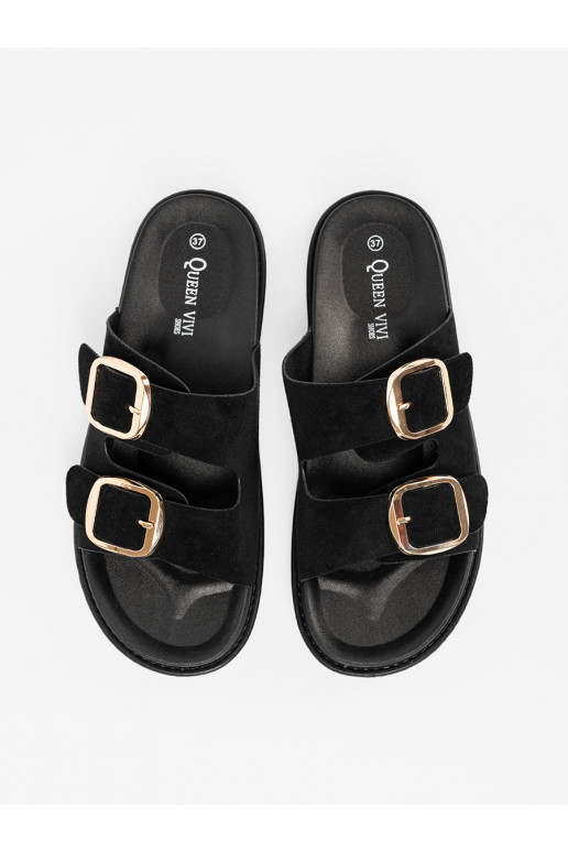 Čības  Melnas krāsas ze mi klamrami