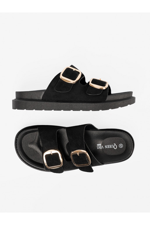 Čības  Melnas krāsas ze mi klamrami