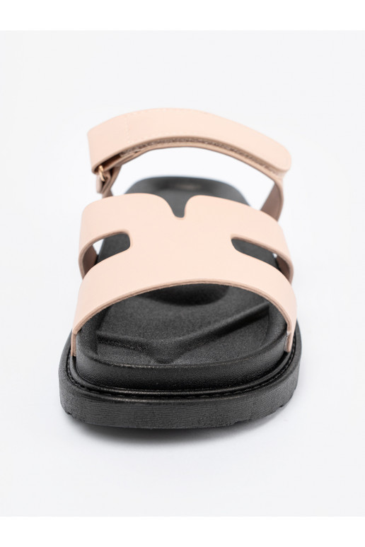 smilšu krāsas čības   