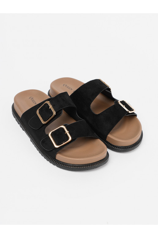 Melns čības   ze mi klamrami