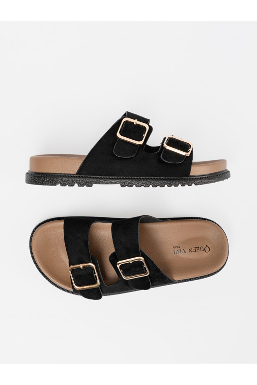 Melns čības   ze mi klamrami