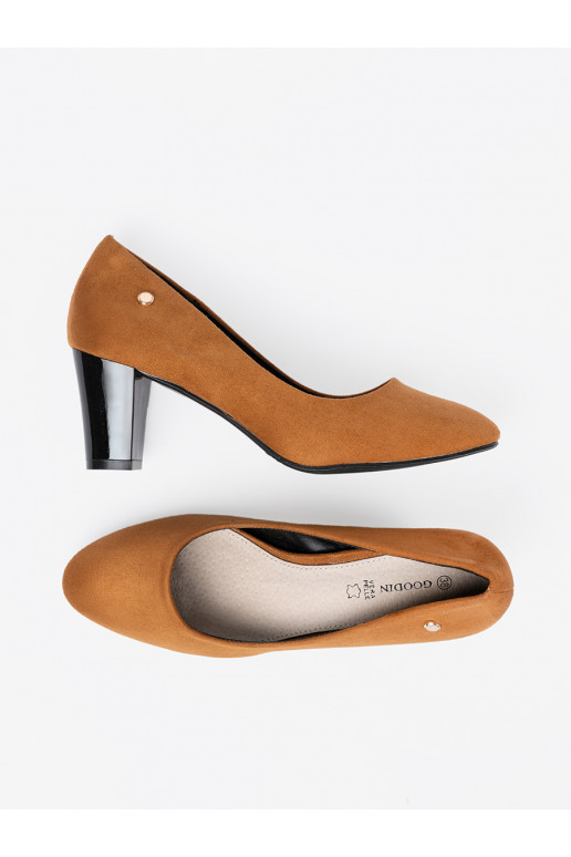 zamšādas puszābaki  karmel