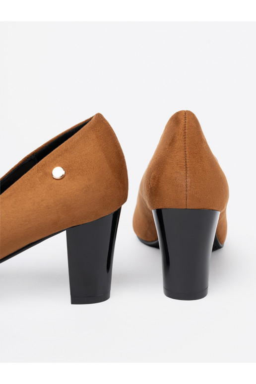 zamšādas puszābaki  karmel