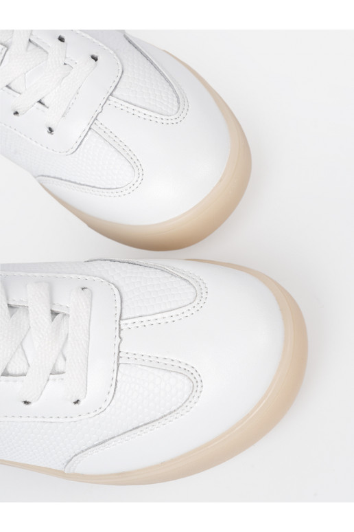 Stilīgasrnas brīvā laika apavi balta krāsa