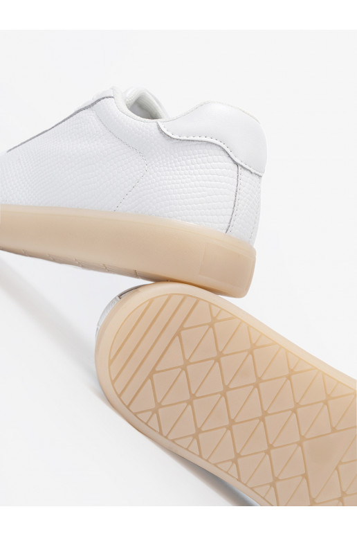 Stilīgasrnas brīvā laika apavi balta krāsa