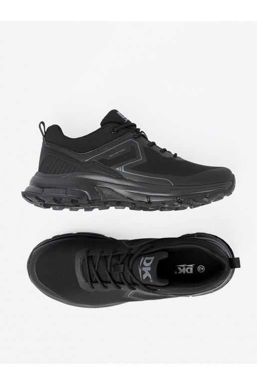 Sportiska stila obuwie Melnas krāsas DK z technologią Aqua Softshell