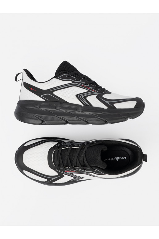   sieviešu apavi  balta krāsa Melnas krāsas z siateczkową strukturą McArthur