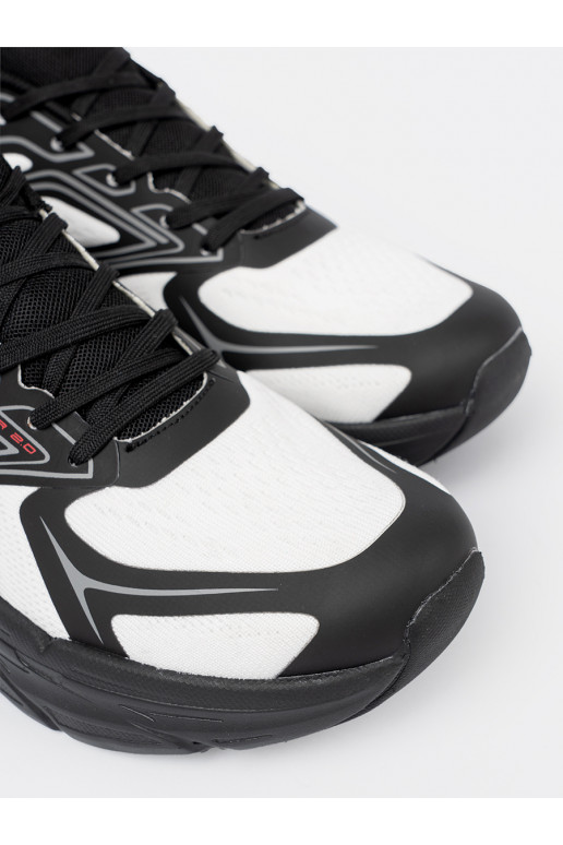   sieviešu apavi  balta krāsa Melnas krāsas z siateczkową strukturą McArthur