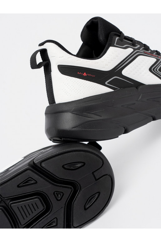   sieviešu apavi  balta krāsa Melnas krāsas z siateczkową strukturą McArthur