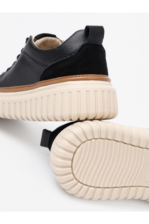 Melns Sporta apavi   na j platformie Sergio Leone