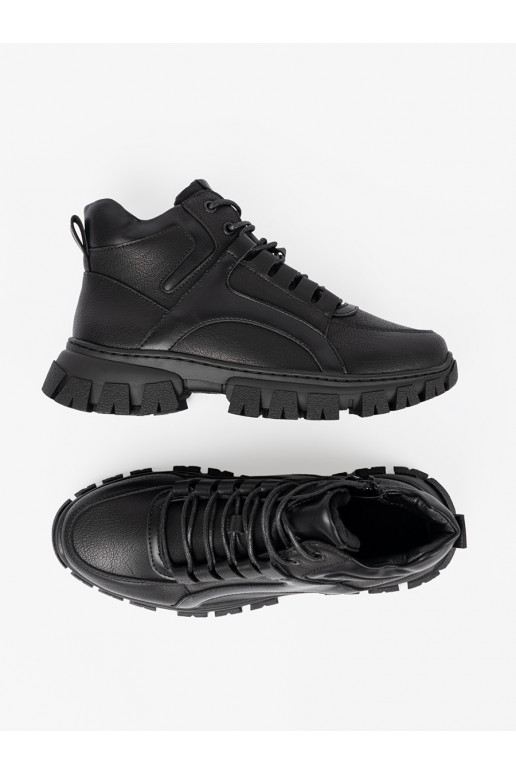 Melns  Zābaki z grubą podeszwą Sergio Leone