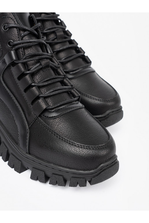 Melns  Zābaki z grubą podeszwą Sergio Leone