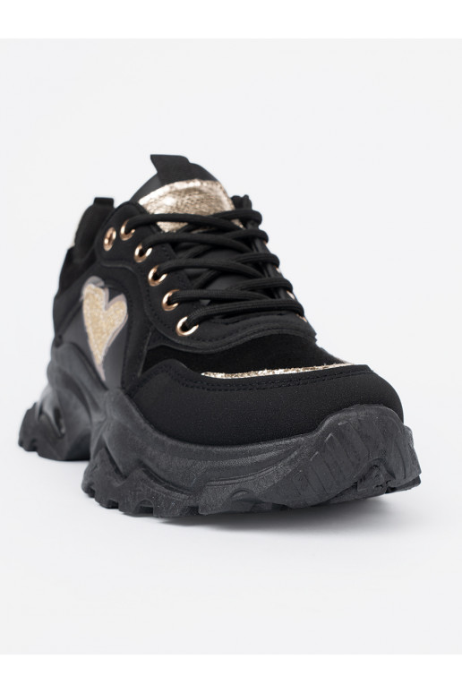 Melns Sporta apavi z ozdobnym m m