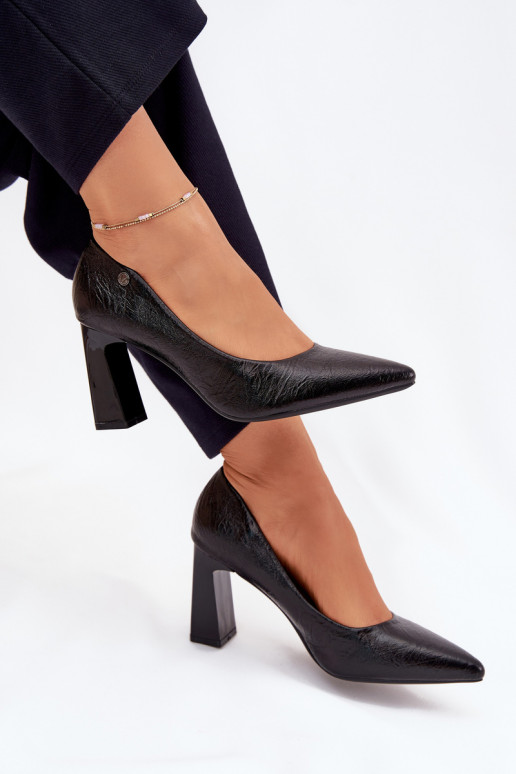 Augstpapēžu kurpes Vinceza 62252 Melns Augstpapēžu kurpes Vinceza 62252 Melns