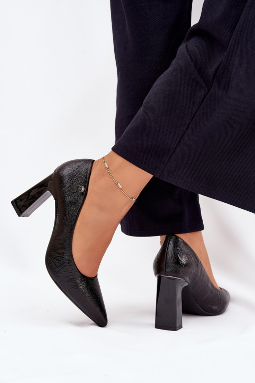 Augstpapēžu kurpes Vinceza 62252 Melns Augstpapēžu kurpes Vinceza 62252 Melns