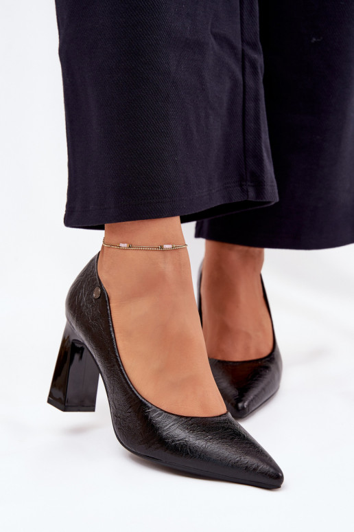 Augstpapēžu kurpes Vinceza 62252 Melns Augstpapēžu kurpes Vinceza 62252 Melns